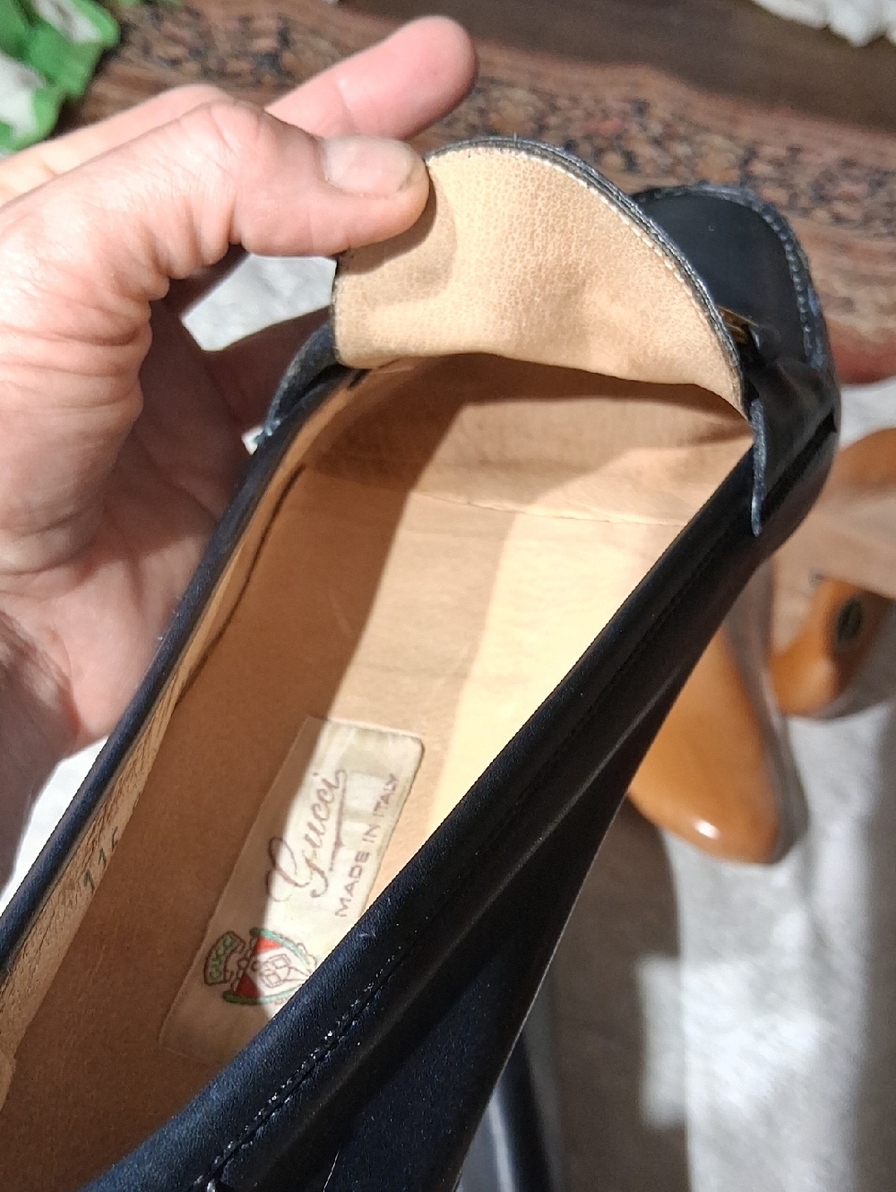 Gucci Vintage Men's Driving Shoes Size 12 - Picture 9 of 9